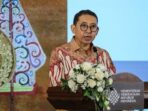 Fadli Zon memberikan pidato di acara resmi Kementerian Kebudayaan Republik Indonesia