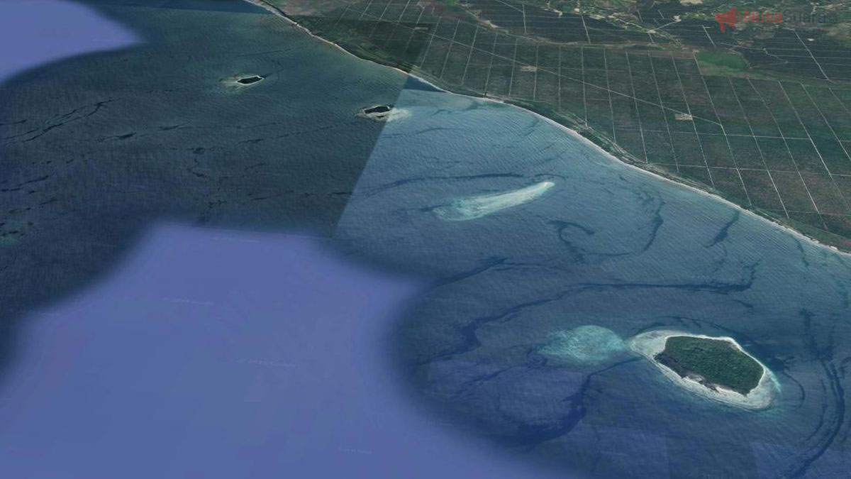 Pulau Panjang, Lipan, Mangkir Ketek, dan Mangkir Gadang sempat menjadi sengketa antara Provinsi Aceh dan Sumatera Utara sebelum akhirnya diputuskan oleh Mendagri masuk wilayah Sumut pada April 2025. (Sumber: Google Maps)