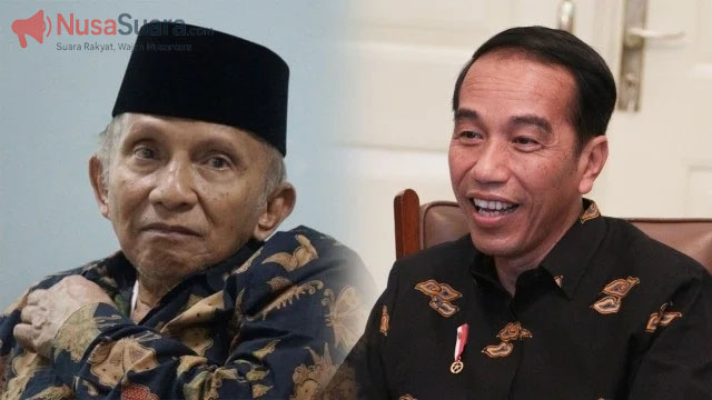 Mantan Ketua MPR Amien Rais menghadiri forum Refleksi Hari Kebangkitan Nasional di Gedung PDHI, Yogyakarta, Selasa, 20 Mei 2025. (Nusasuara/Ucok Wicaksono)