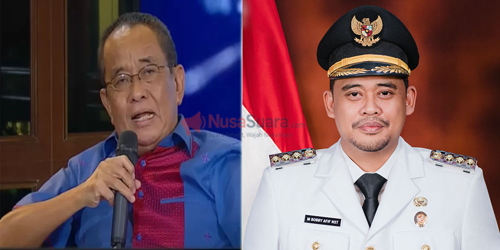 Analis kebijakan publik Muhammad Said Didu mengungkap bahwa Gubernur Sumatera Utara, Bobby Nasution, diduga melobi sejumlah pejabat untuk mendukung rencana pemindahan empat pulau dari Aceh ke wilayah Sumut. Nusasuara/Ucok Wicaksono