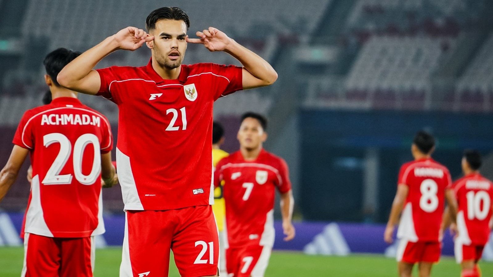 Potret Indonesia Gulingkan Brunei 8-0 di pertandingan AFF U-23 2025