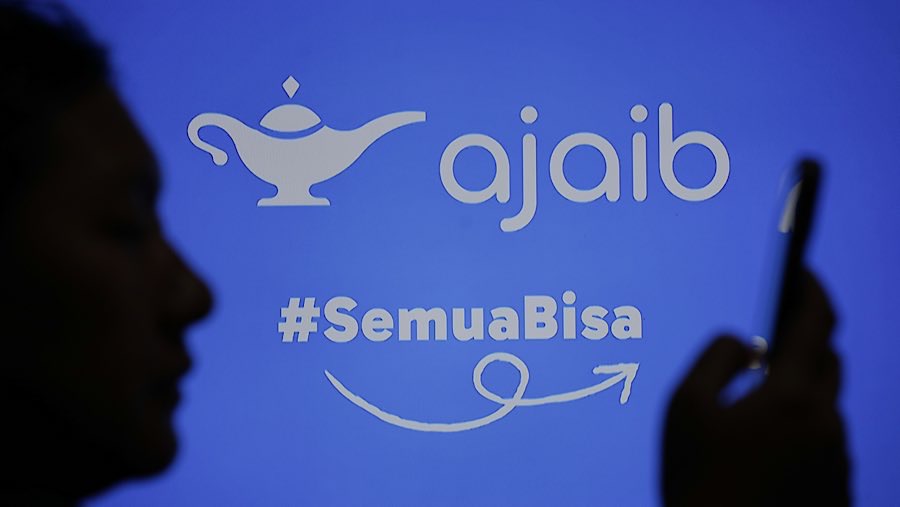 Logo Ajaib Sekuritas dengan slogan #SemuaBisa, terkait kasus Nasabah Ajaib Ditagih Rp1.8 M